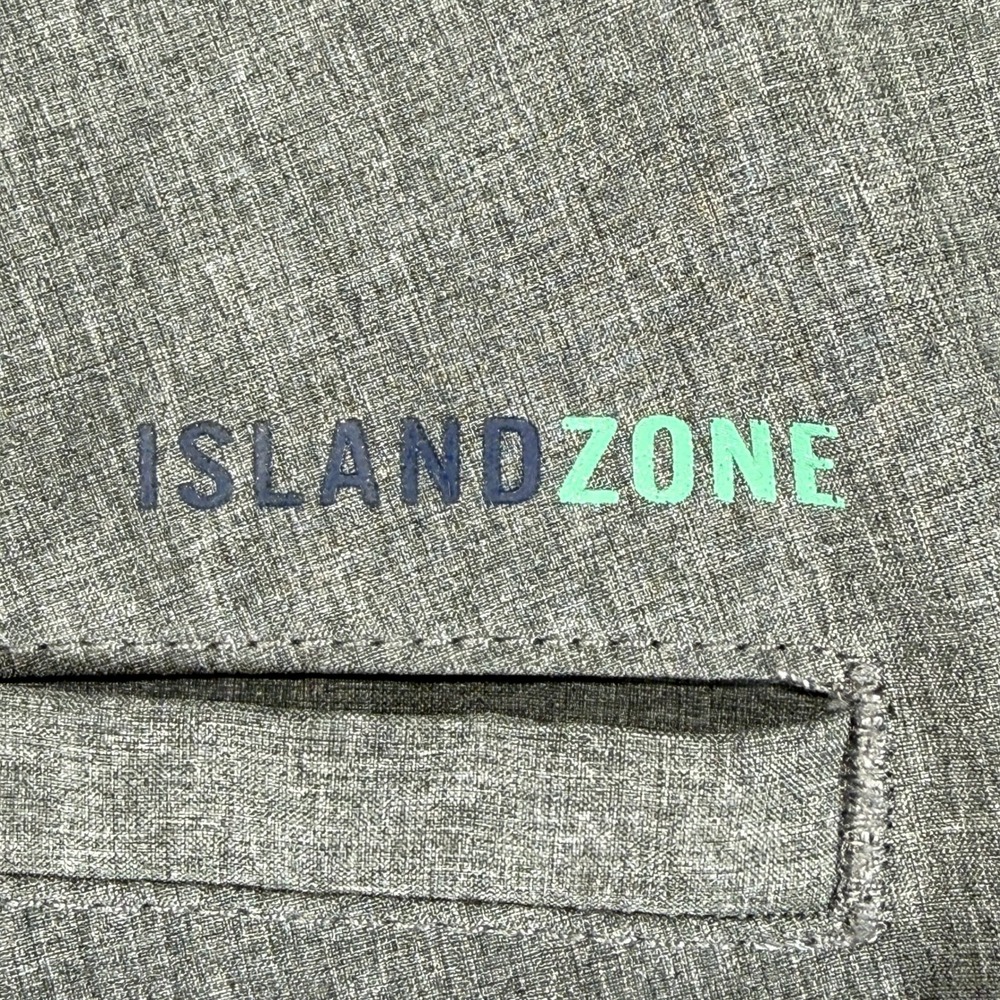 Tommy Bahama IslandZone Hybrid Cargo Shorts Mens 38 Grey Stretch Performance - Picture 11 of 16